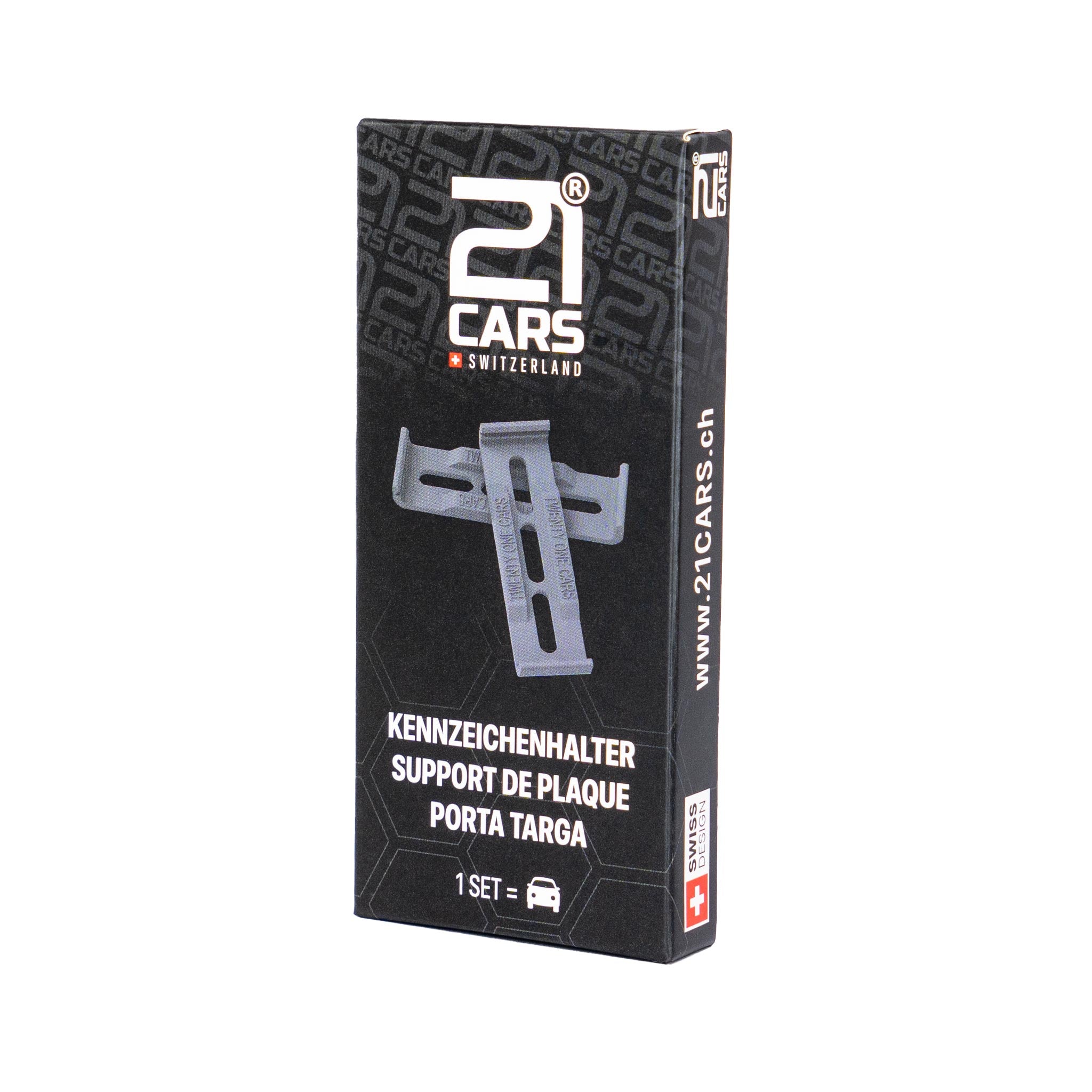 Klick Wechselschild Nummernschild Kennzeichenhalter | Langformat - 21CARS - 21 - 1 - 001 - 0745110432890