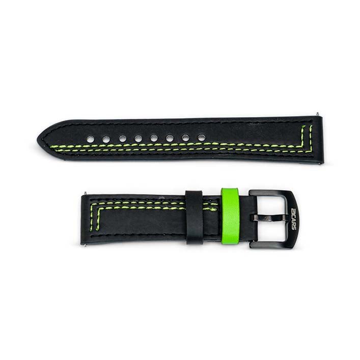 Lederarmband Echtleder | Grün - 21CARS - W - 21 - 31 - 006 - Grün -