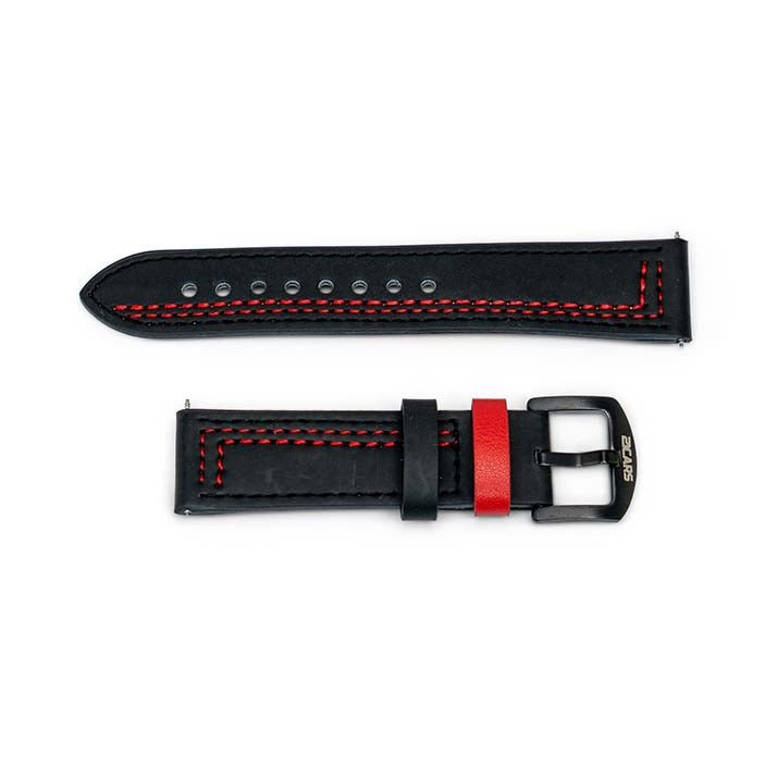 Lederarmband Echtleder| Rot - 21CARS - W - 21 - 31 - 006 - Rot -