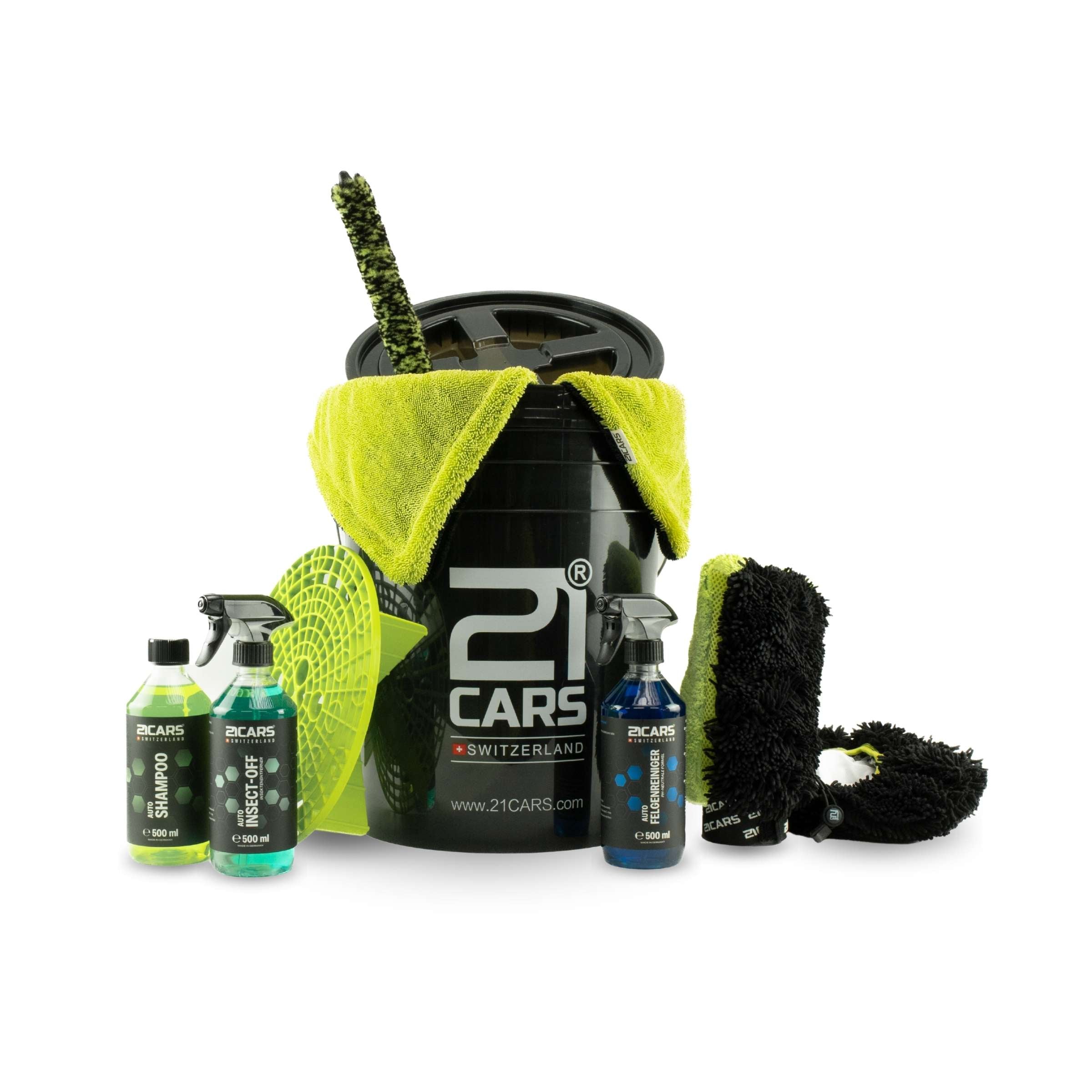 Autowaschset Wascheimer Set | Black Edition