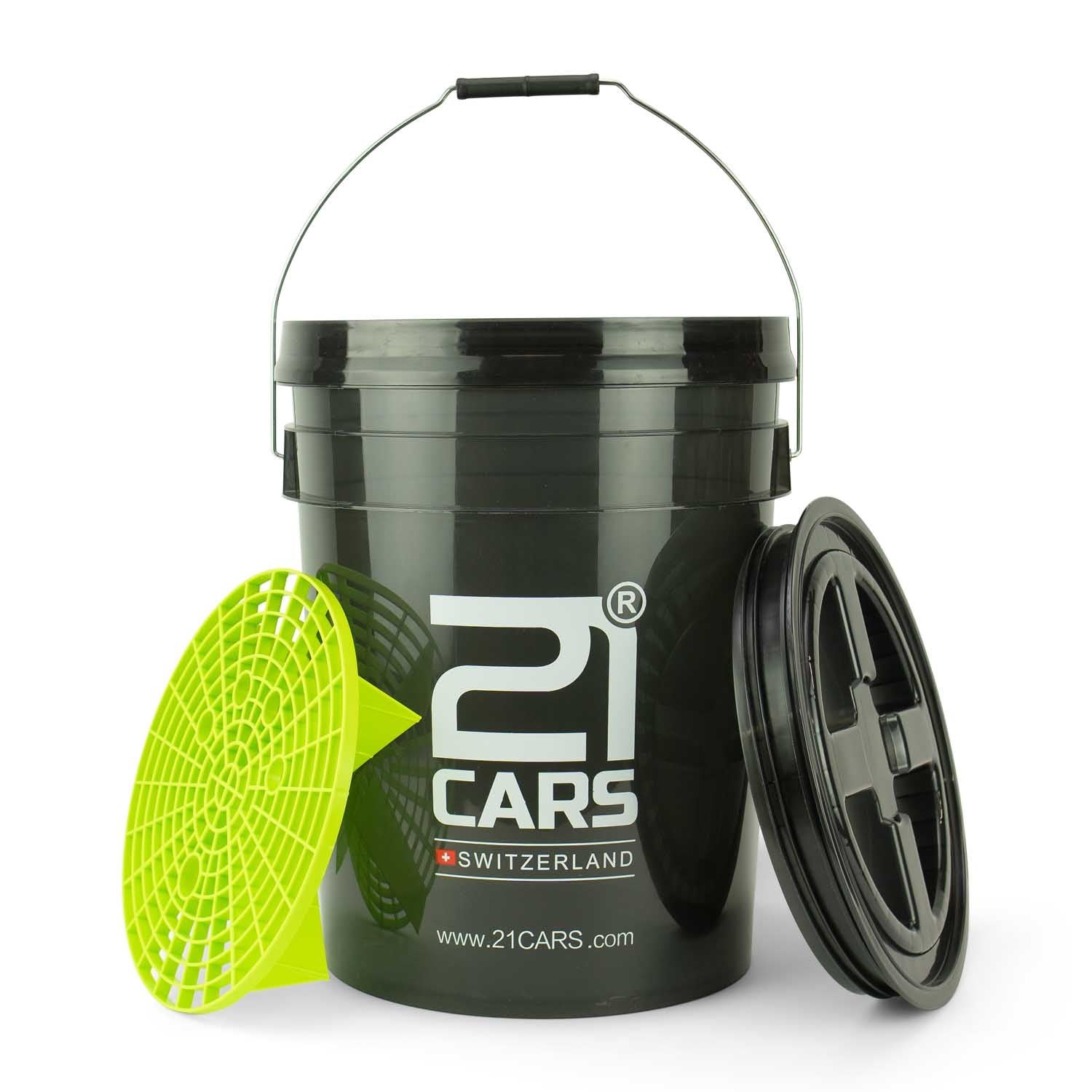 Wascheimer mit Deckel | 16 Liter - 21CARS - 21 - 4 - 009 - 0710497361002