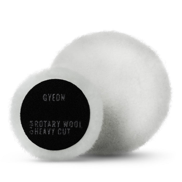 2x Gyeon Q2M Rotary Wool Heavy Cut weiss 80mm - 21CARS -