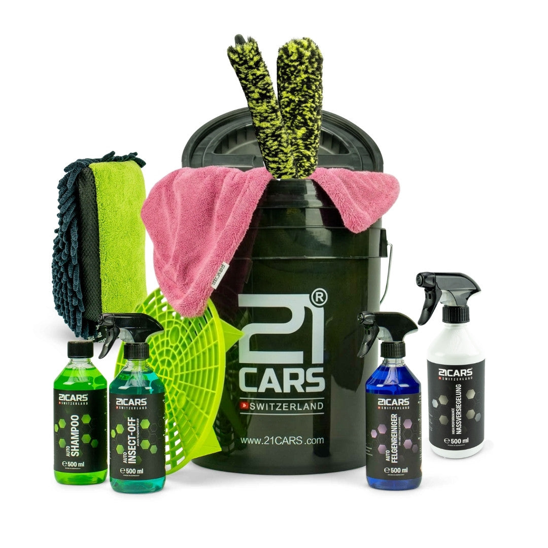 Autowaschset Wascheimer Set | Black Edition