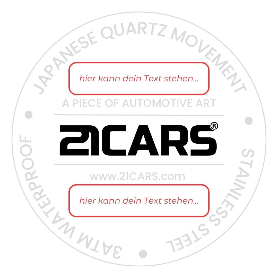 Individuelle Gravur - 21CARS - Gravur 1 -