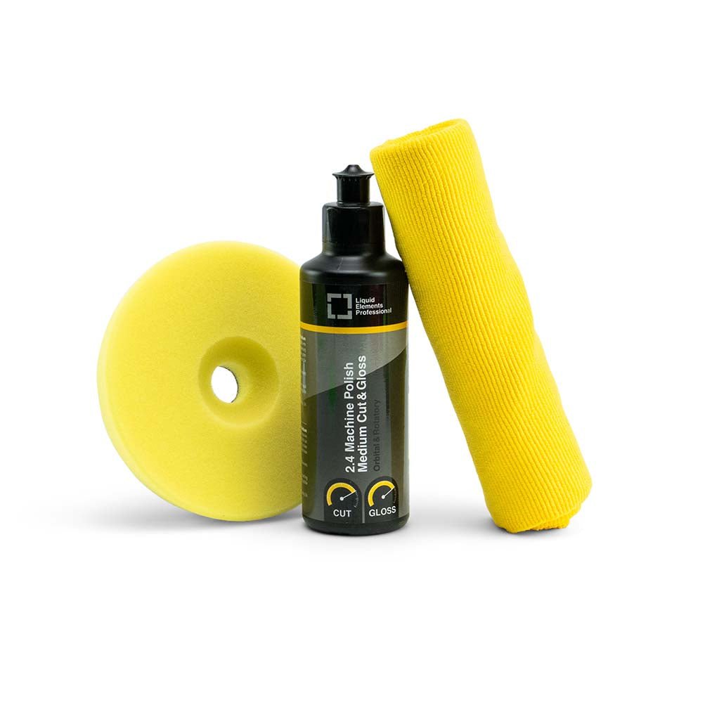 Profi Akku Poliermaschine | 24 - teiliges Set - Liquid Elements - MP_A2000 - Set - 0710497361897