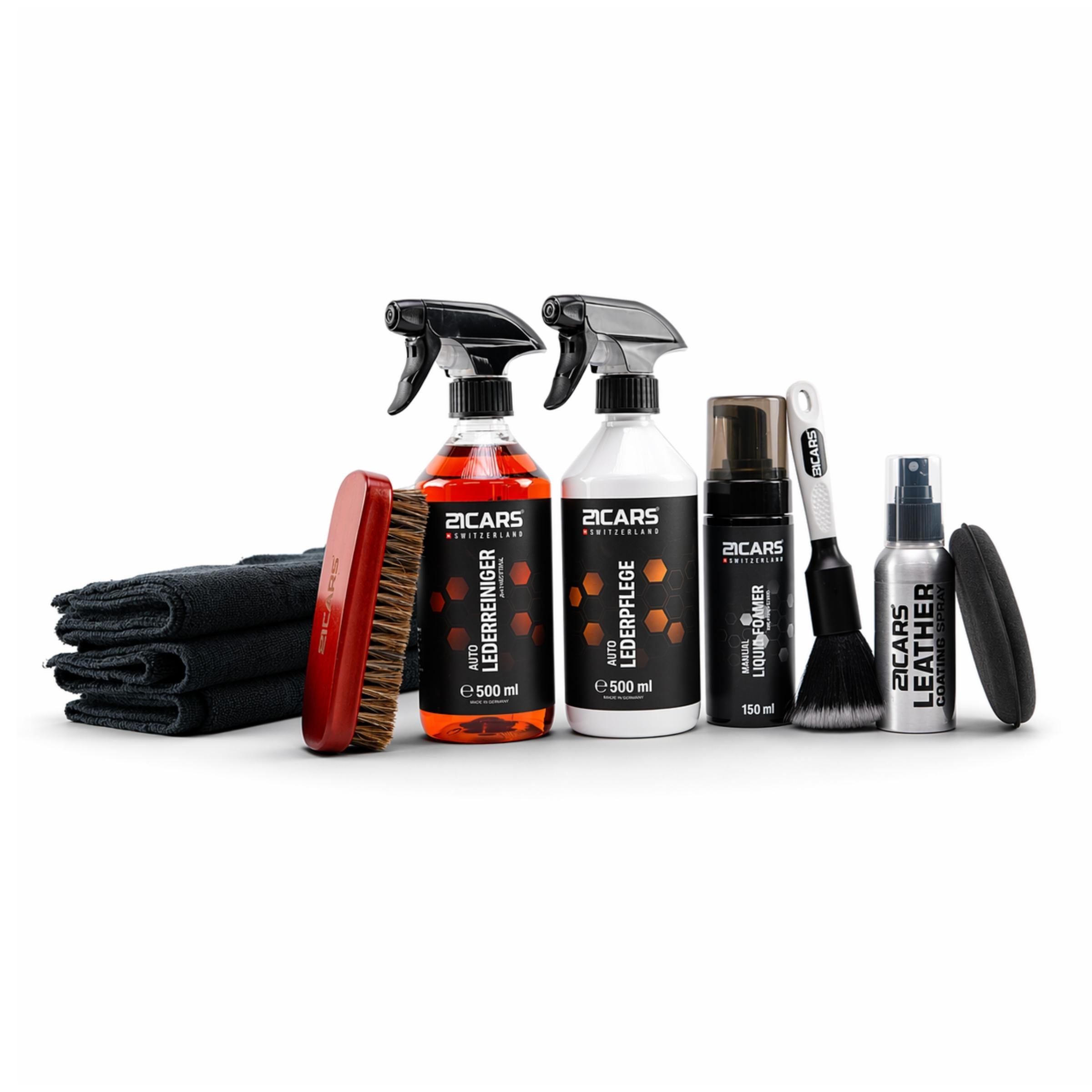Auto Leder Reinigung/Pflege & Versiegelung Set Advanced