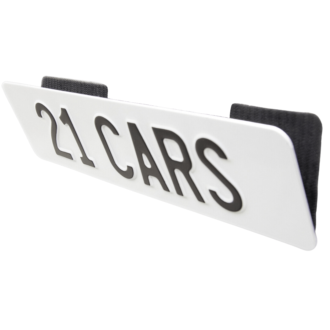 Klett Wechselschild Nummernschild Kennzeichenhalter | Mini - 21CARS - 21 - 10 - 007 - 0725765686305