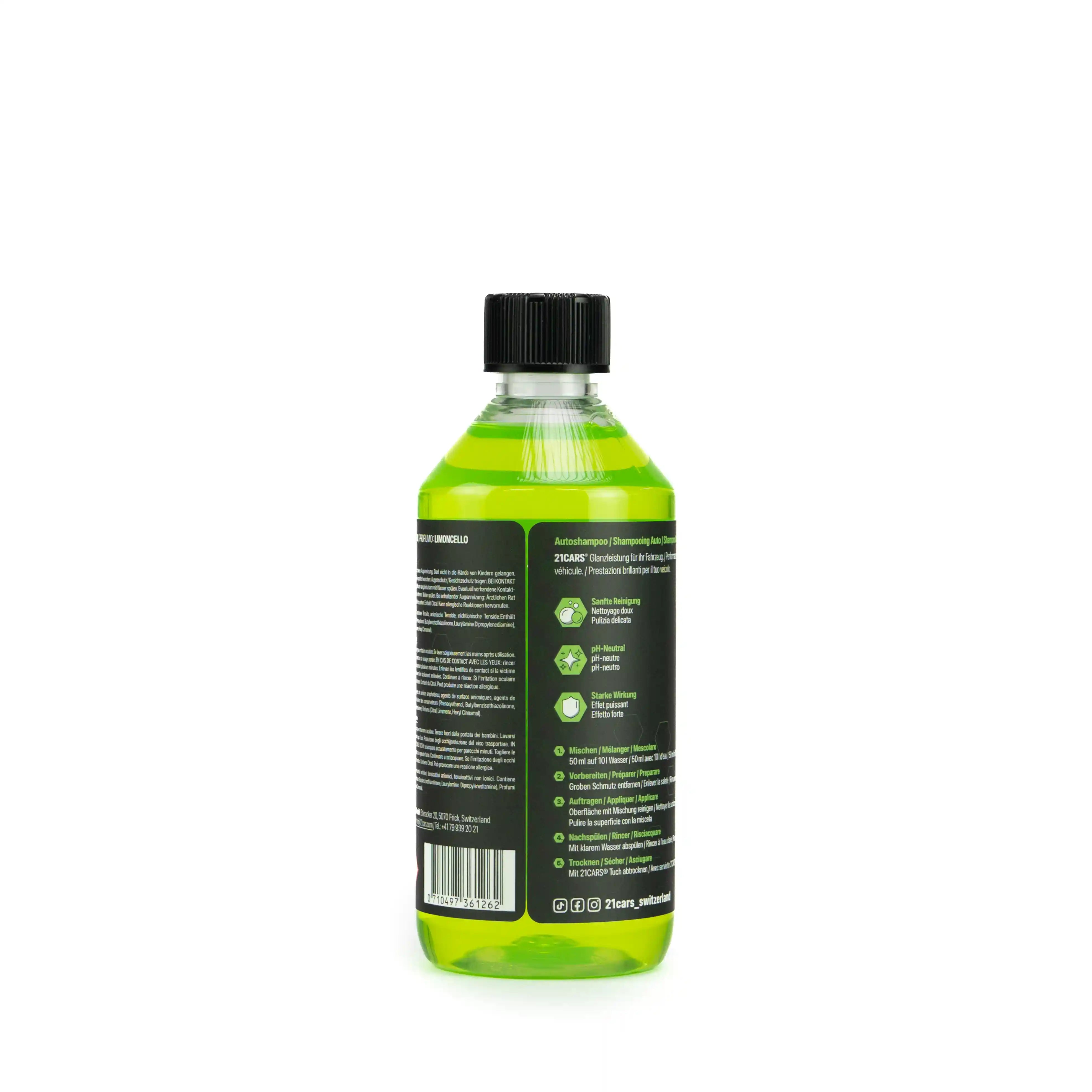 Shampoing auto brillance citron vert | 500 ml / 5 litres