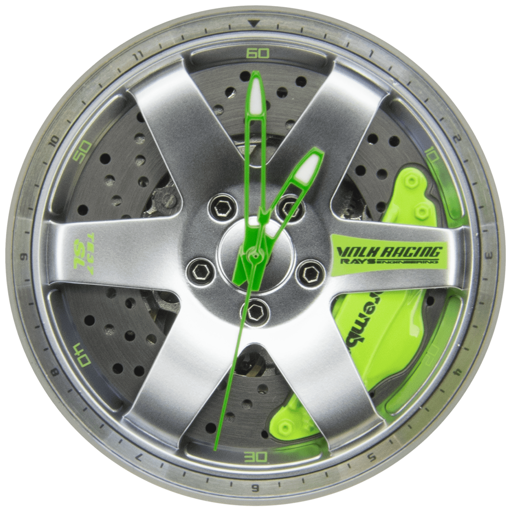 TE37 AP - Grün - Chrom | Automatic | Non - Spin - 21CARS - W - 21 - 25 - 008 - A - 0710497361927