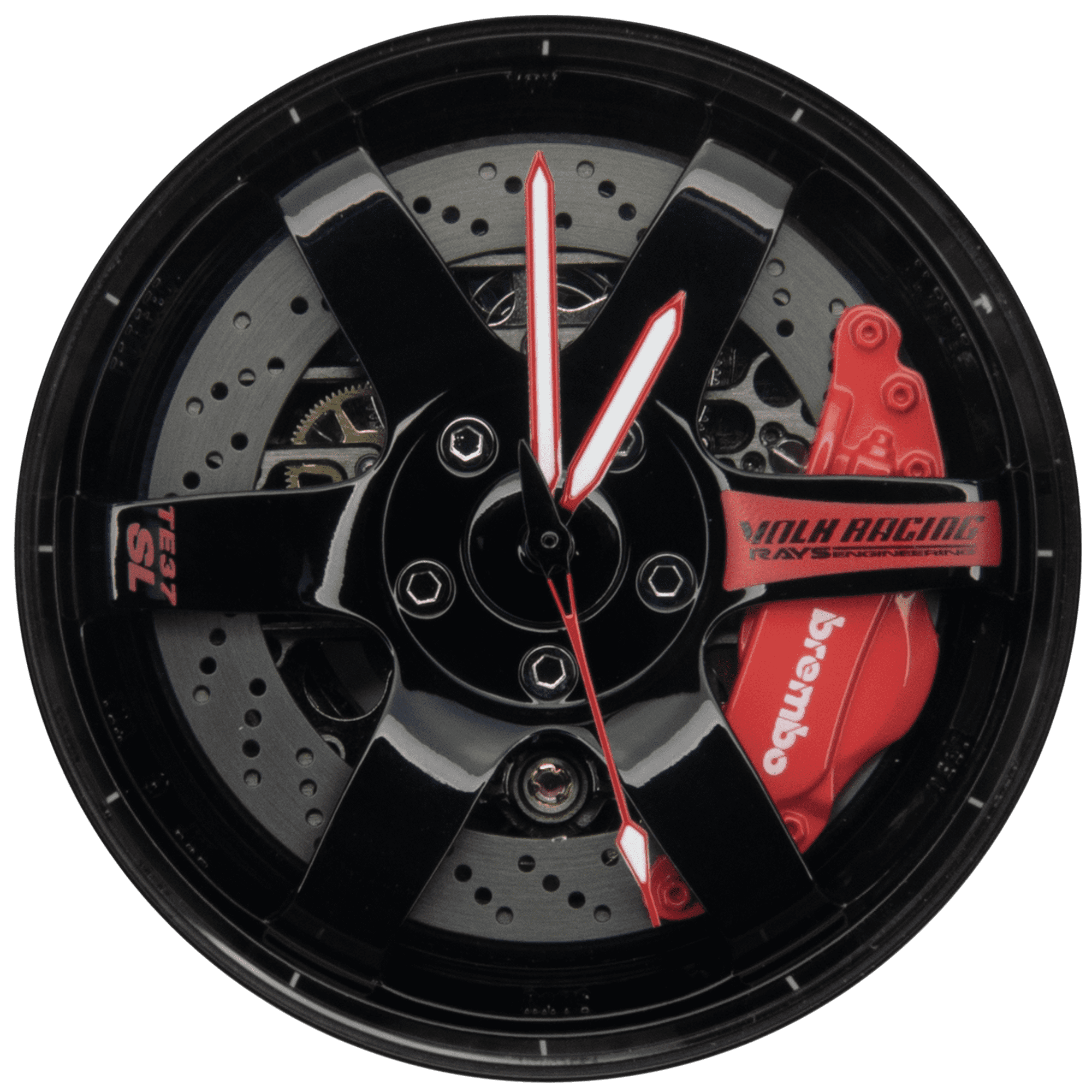 TE37 Rot Schwarz Automatic Non Spin