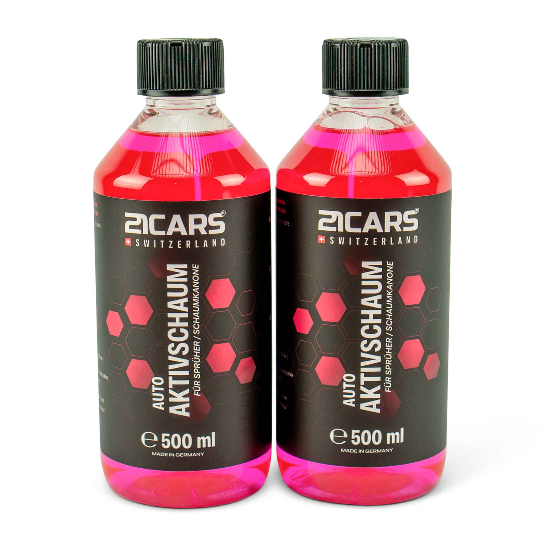 Aktivschaum 0.5 Liter – 2 für 1 Aktion mit kostenlosem Messbecher - 21CARS - 21 - 33 - 001 - 05 - Set - 2 - '0710497361415'