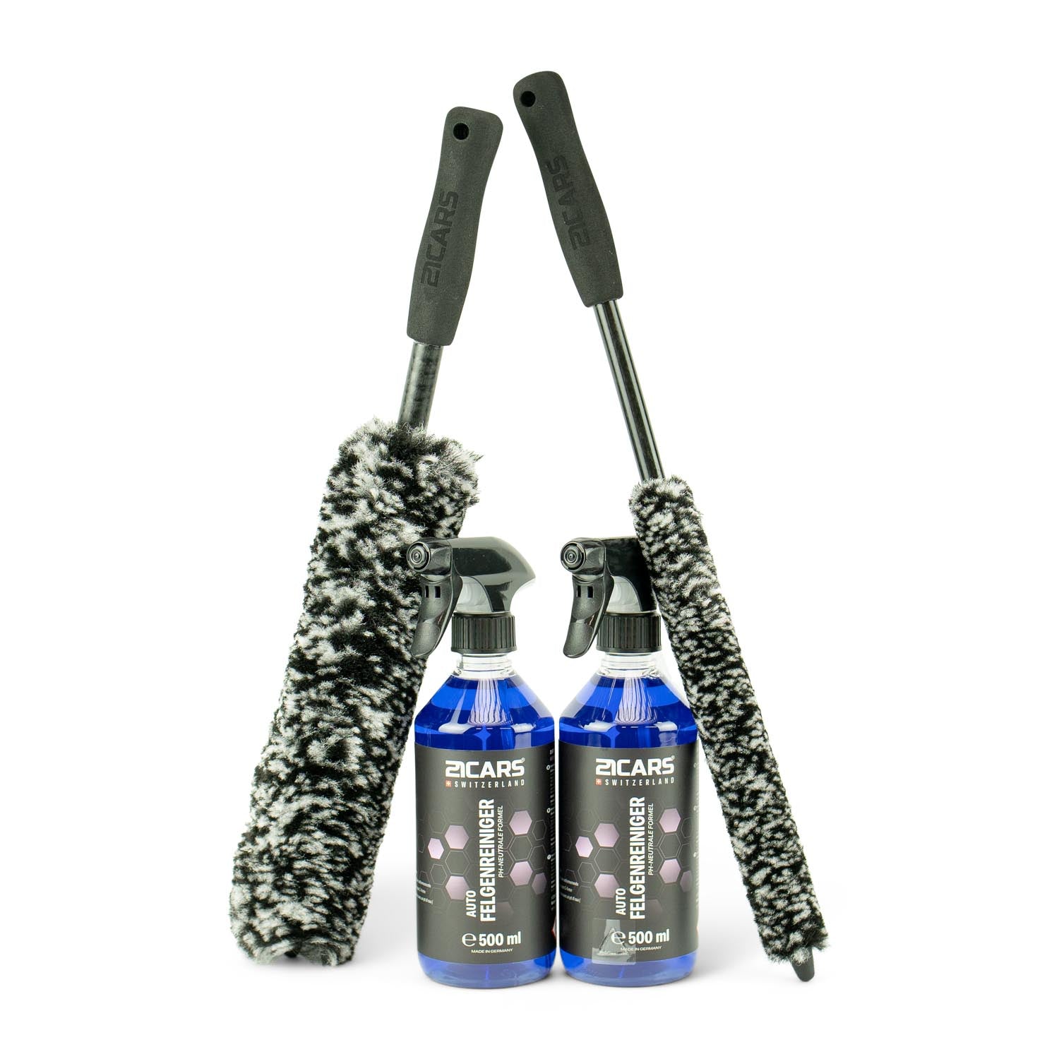 Felgenreiniger Set – 2 für 1 Aktion mit Felgenbürste - 21CARS - 21 - 4 - 013 - Set - 0710497361293