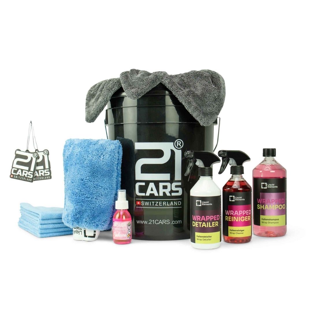 Folien Reinigung und Pflegeset - Liquid Elements - LE - 1 - 005 - Grau -