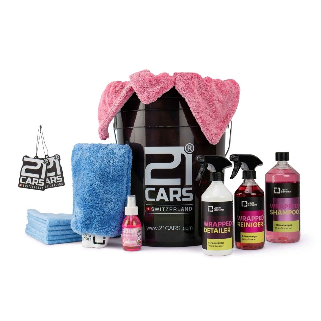 Folien Reinigung und Pflegeset - Liquid Elements - LE - 1 - 005 - Pink -