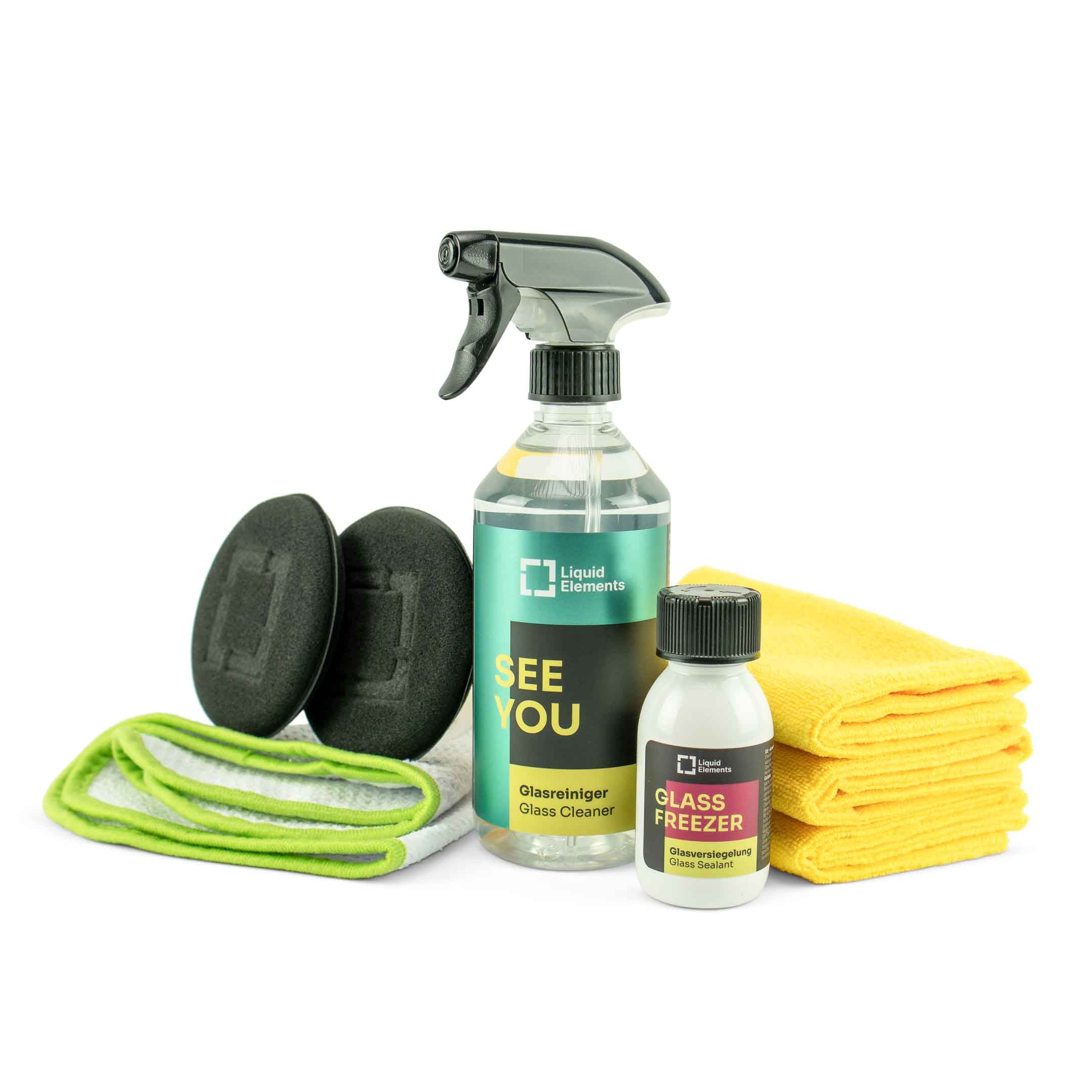 Glas und Scheiben Versiegelung Premium Set - Liquid Elements - LE - 1 - 004 - 0710497362030