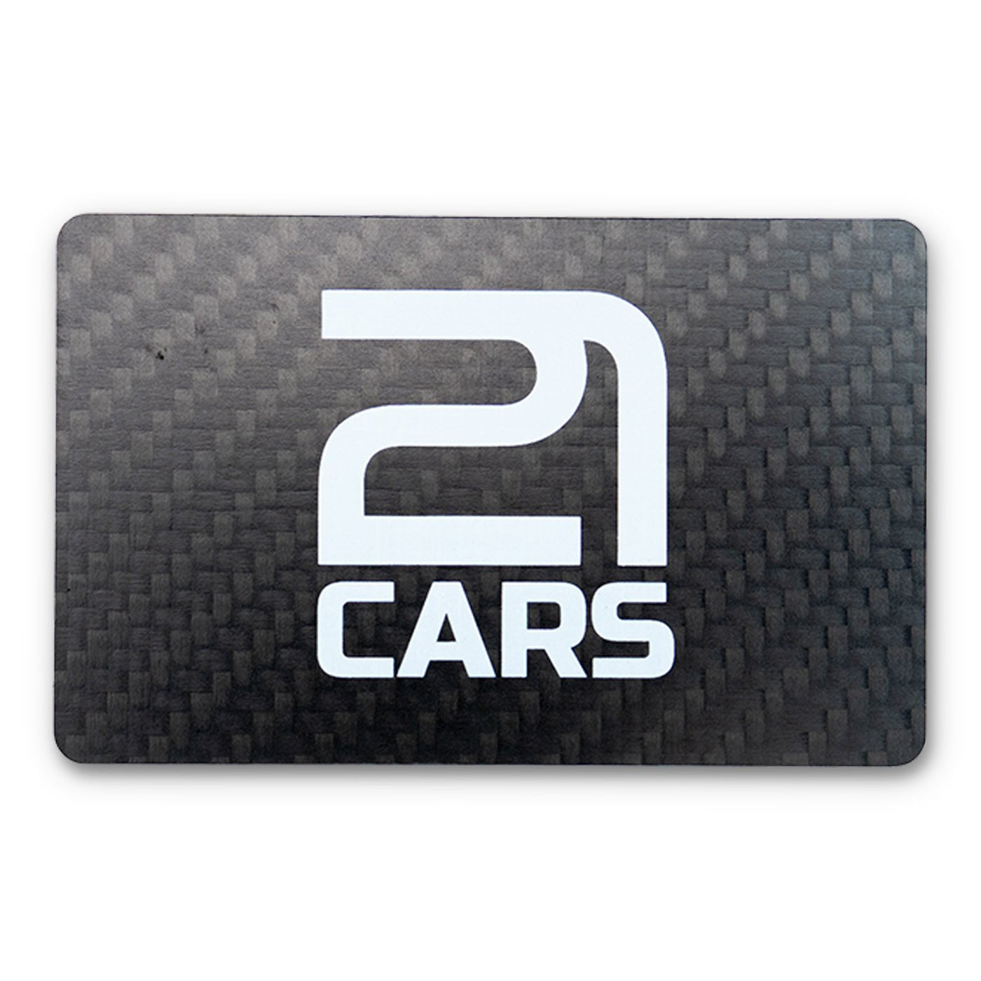 Löse - Karte für Klett Kennzeichenhalter | Echt Carbon - 21CARS - 21 - 3 - 009 -