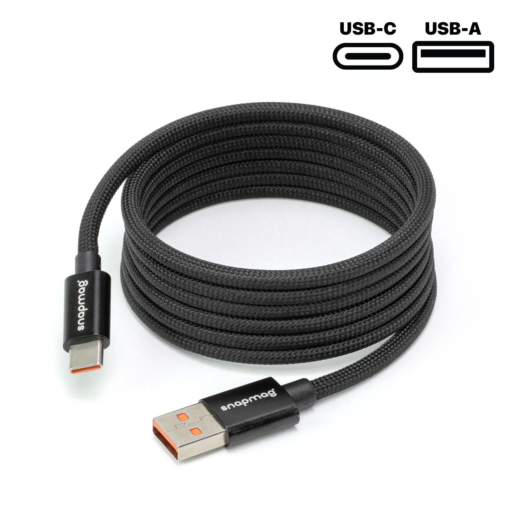 USB - A to C | 1.5 m | BLACK EDITION - snapmag - SN - A - C - 002 - 1.5 - 0710497361033