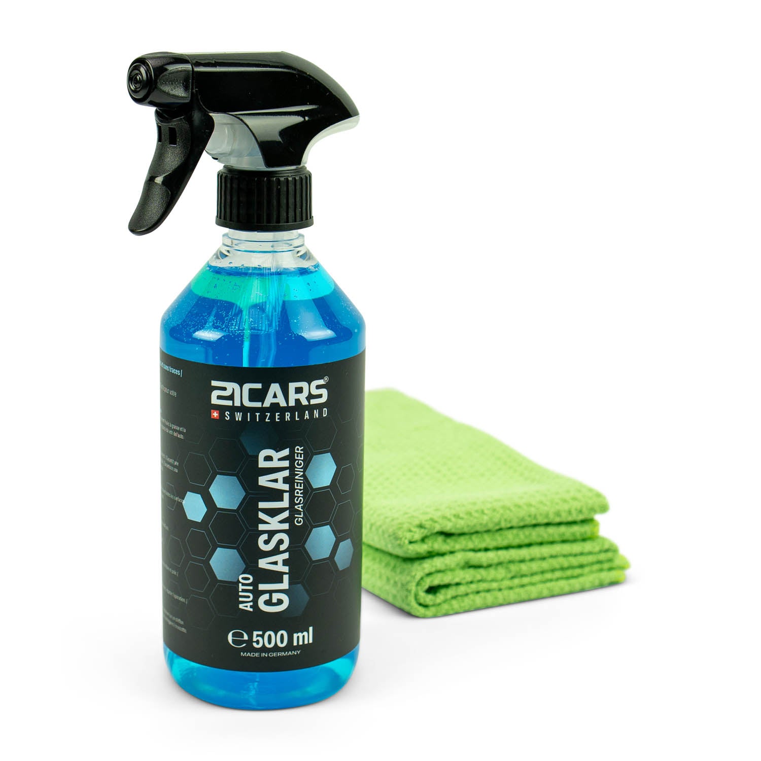 Glasreiniger Glasklar 0.5 Liter | Basic Set - 21CARS - 21 - 33 - 005 - 05 - Set - 1 - 0710497361422