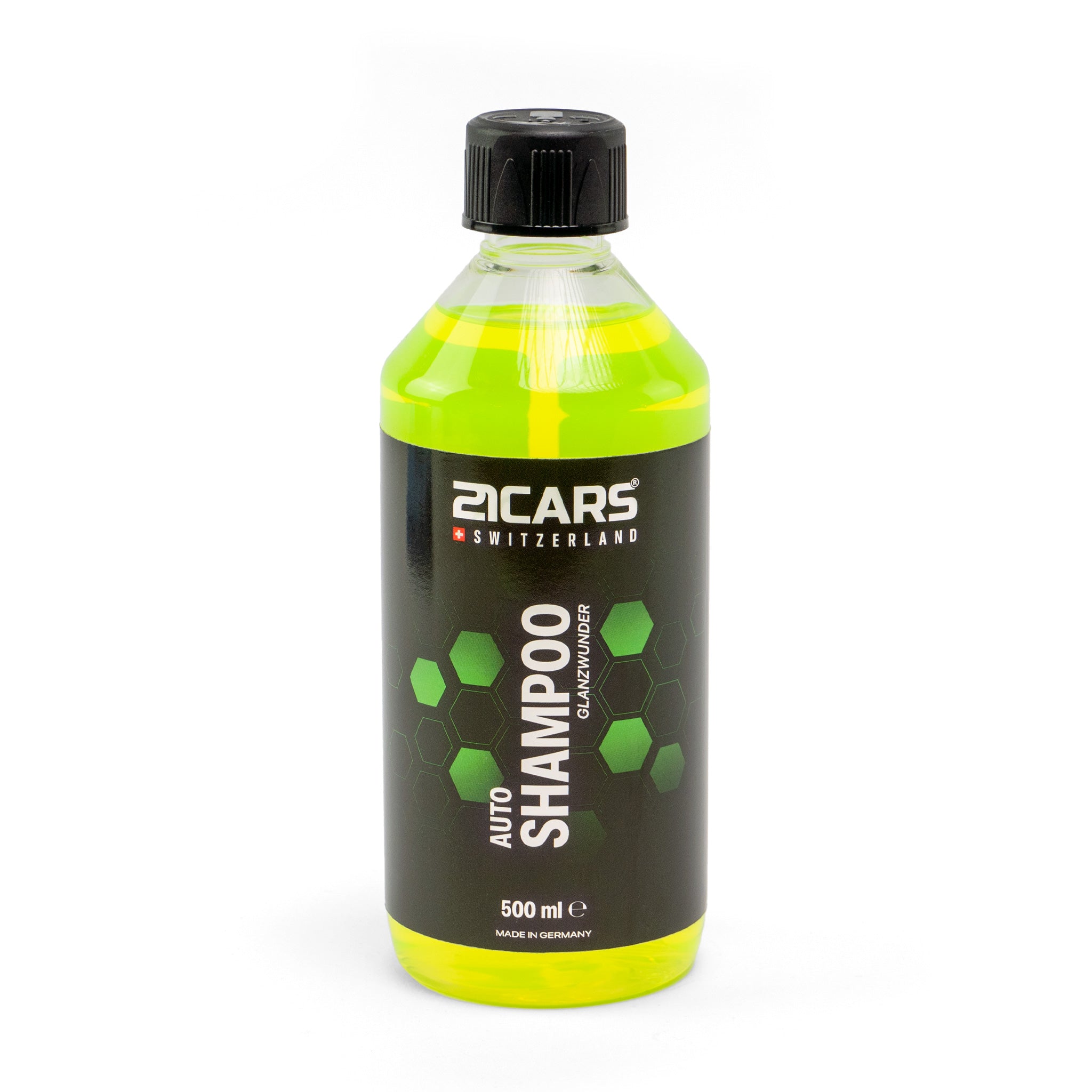 Shampoo per auto 21CARS® trasparente lucido 0,5 litri | lime