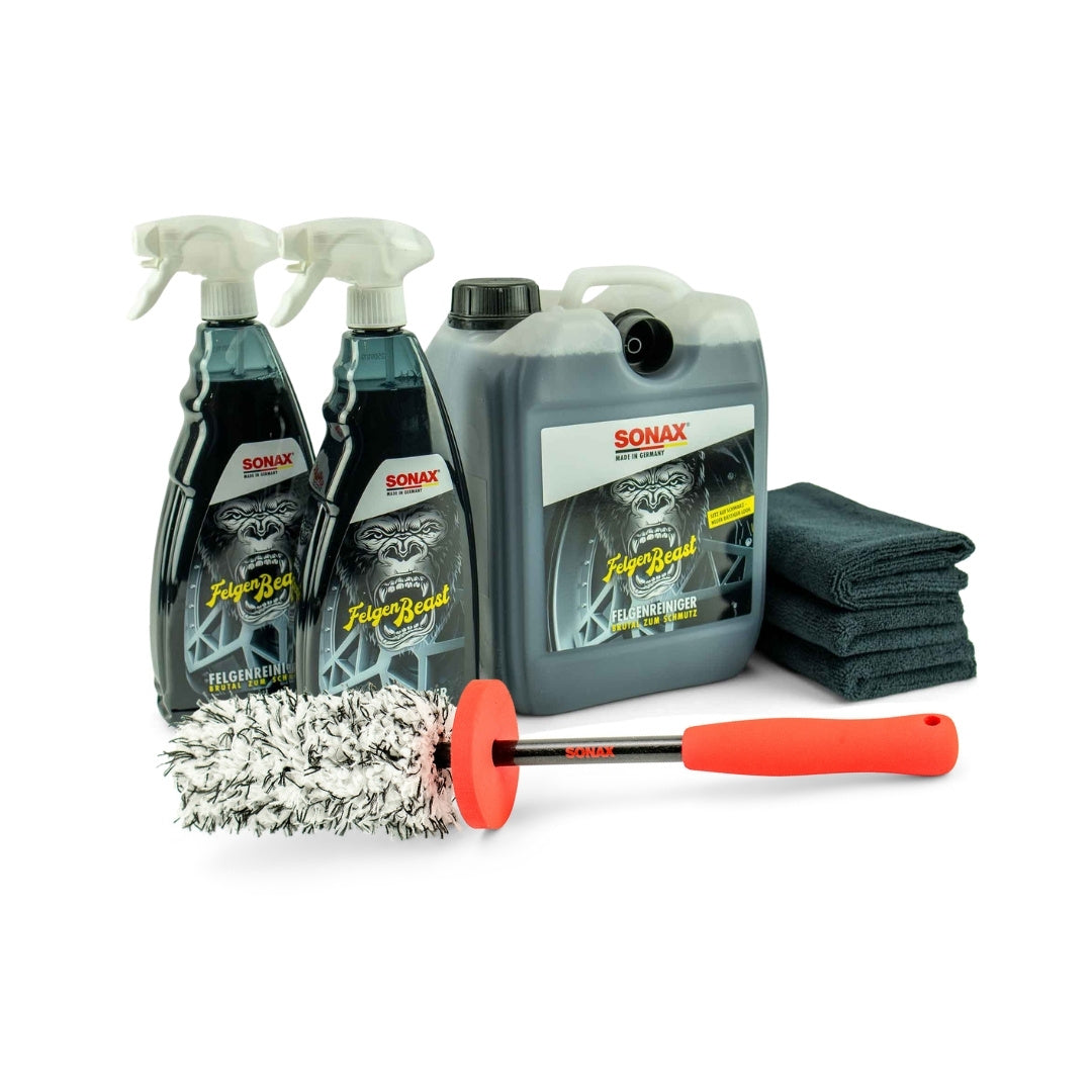 Kit de nettoyage de jantes Sonax Felgenbeast (5+2L) | 7 parties