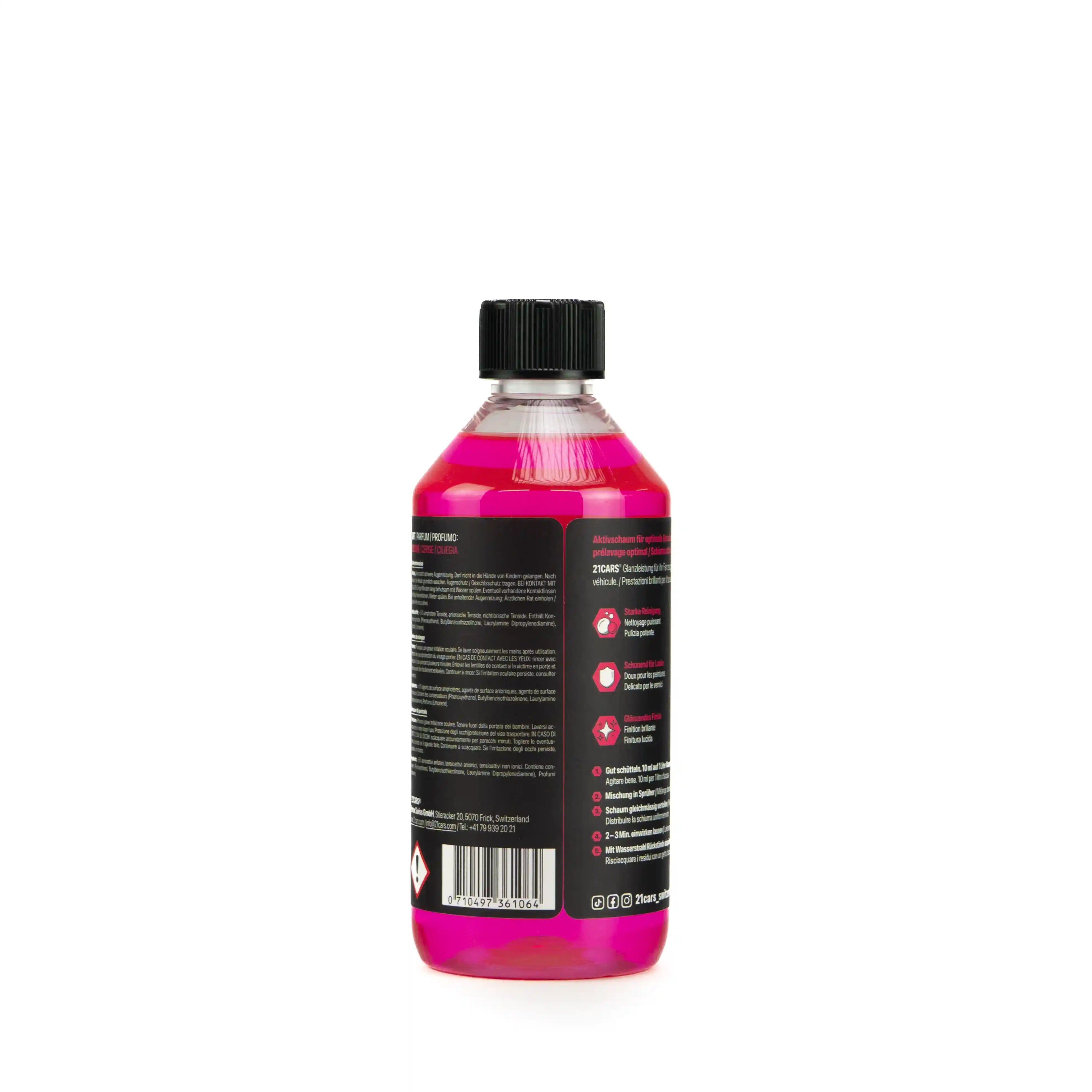 Mousse nettoyante active framboise | 500 ml