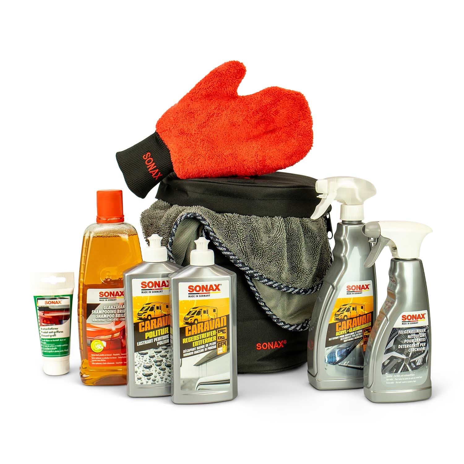 Kit de nettoyage et d'entretien pour camping-cars