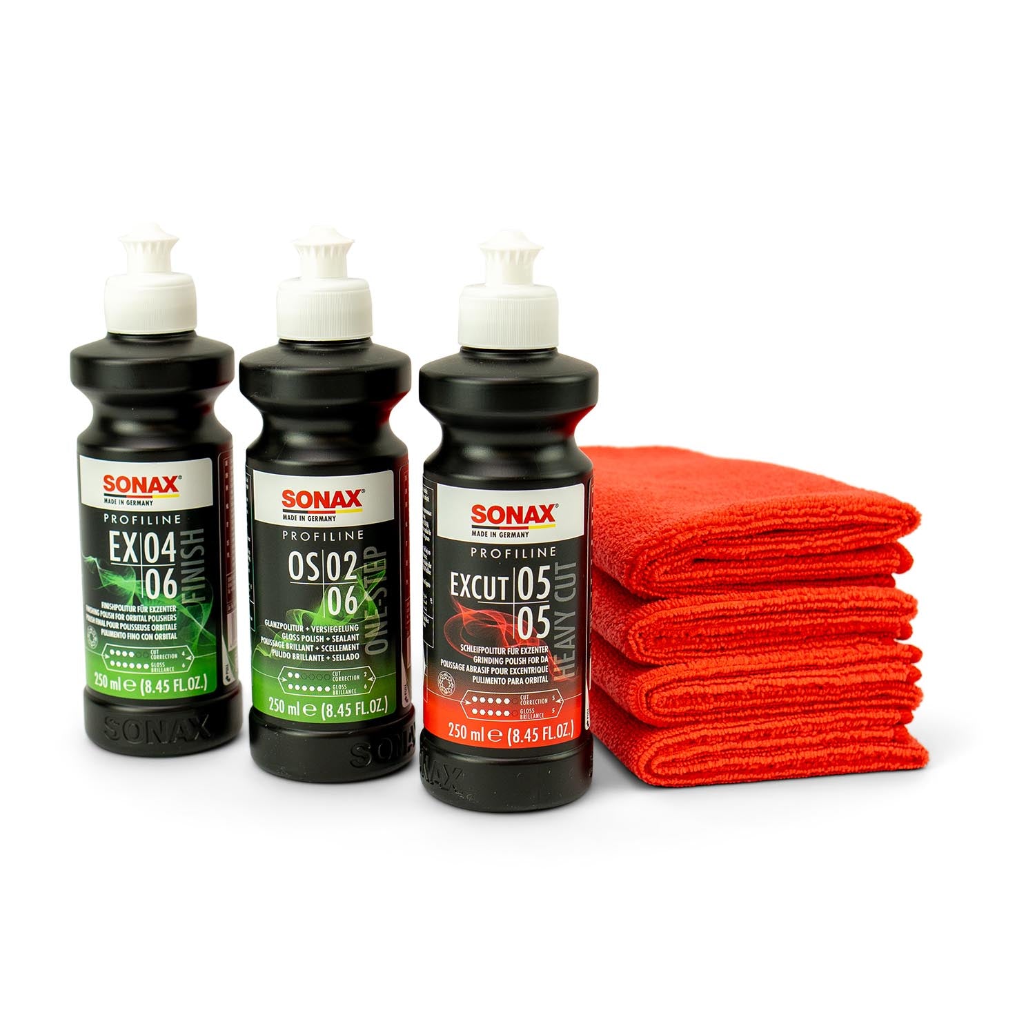 Sonax Auto Politur Set (je 250ml) 8-teilig
