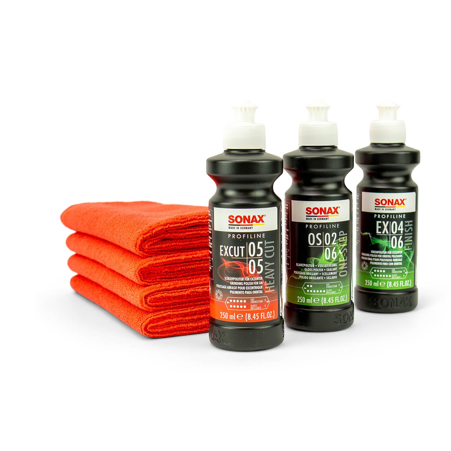Sonax Auto Politur Set (je 250ml) 8-teilig