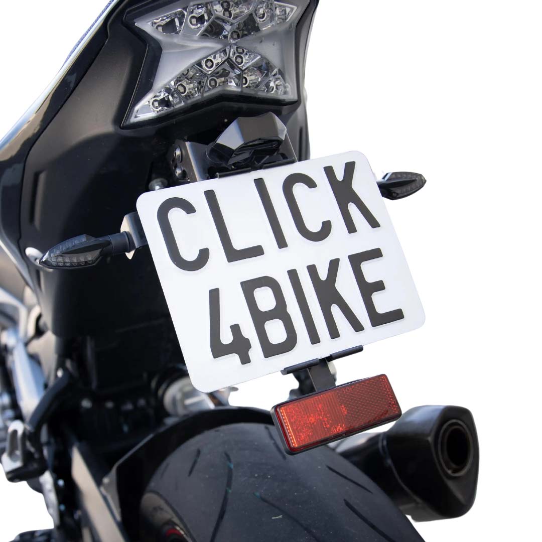 Premium Klett-Kennzeichenhalter Motorrad, Bike-Edition