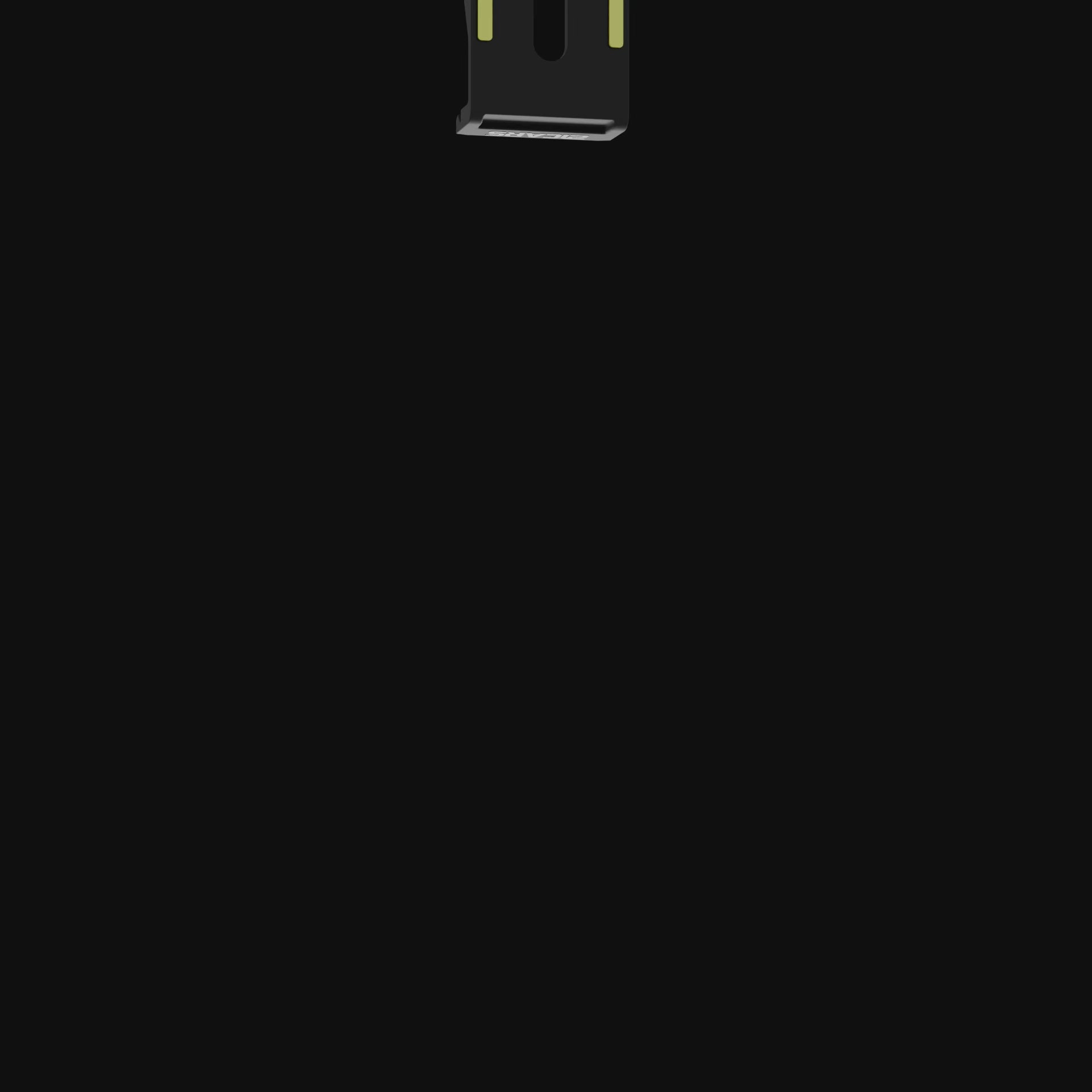 Klick Kennzeichenhalter V4 Gummi Einlagen 3D Animation