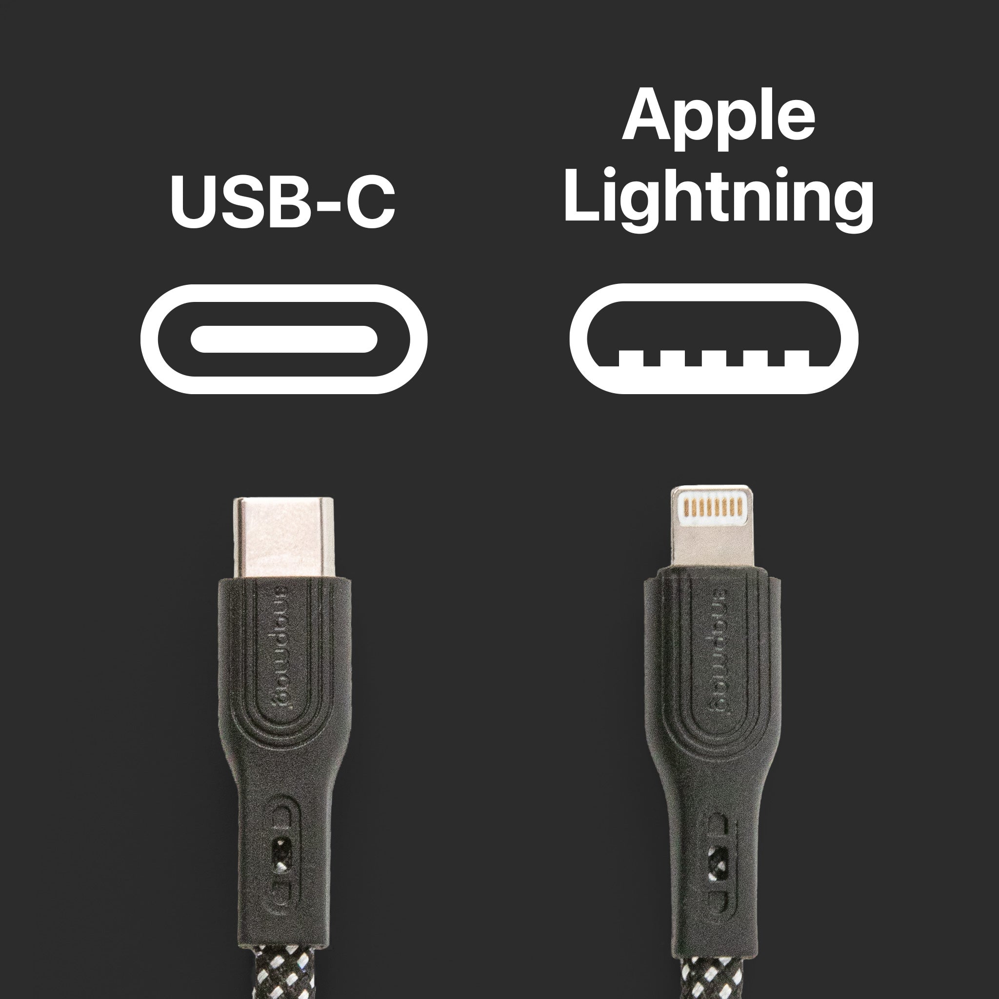 USB-C magnétique haut débit - Câble Lightning 1,0 m | Jusqu'à l'iPhone 14 - snapmag